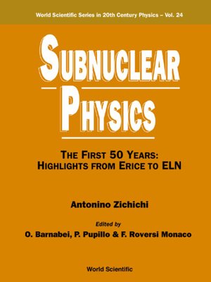 cover image of Subnuclear Physics,the First 50 Years